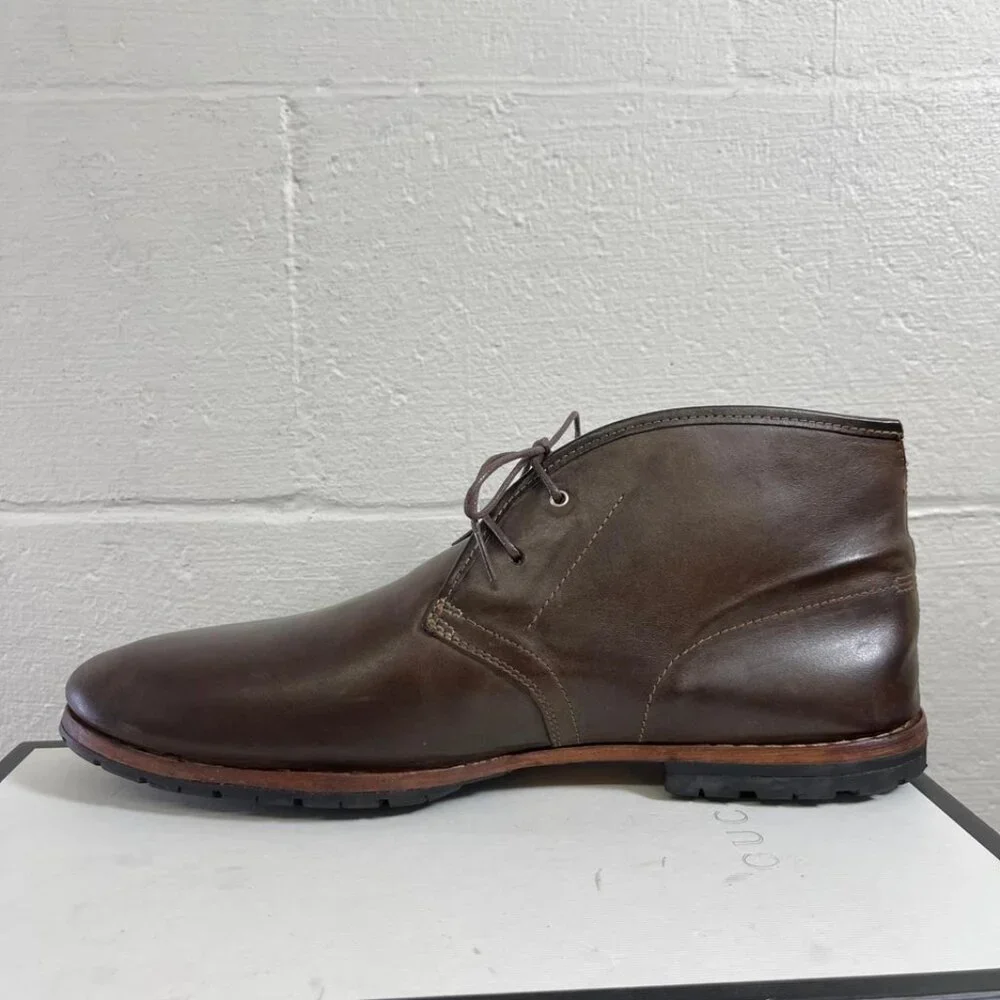 Timberland A1IRG Brown Leather Chukka Ankle Boots Lace Up Men's 12‎ US/11.5 UK